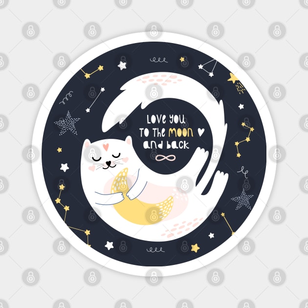 Love Little Kitty Magnet by machmigo